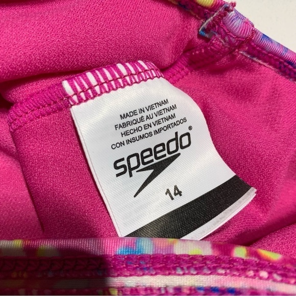SPEEDO girls 14Y one piece bathing suit - Picture 5 of 5